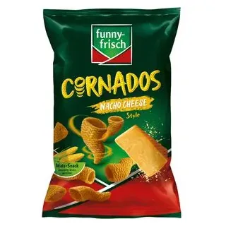 CHIPS funny-frisch Cornados Nacho Cheese Style 80g
