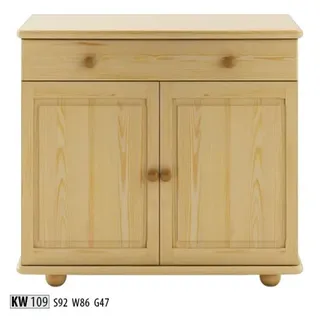 Kommode Sideboard Echtholz Neu Anrichte JVmoebel - Beige