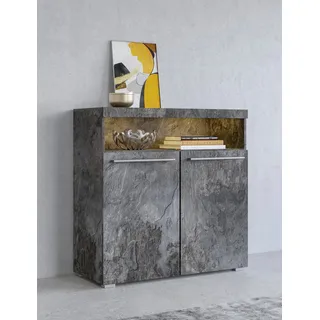OTTO home India 91 x 92 x 38,5 cm Schwarz