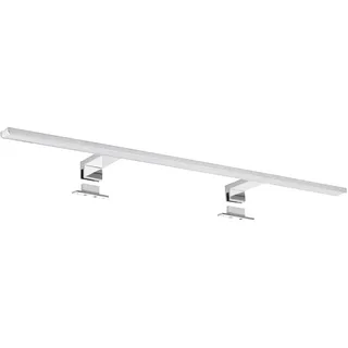 SEBSON LED Spiegelleuchte 80cm Bad IP44, Schrank Aufbauleuchte + Klemmleuchte, Spiegelschrank Leuchte, neutralweiß 4000K 800x108x39mm 15W 1000lm