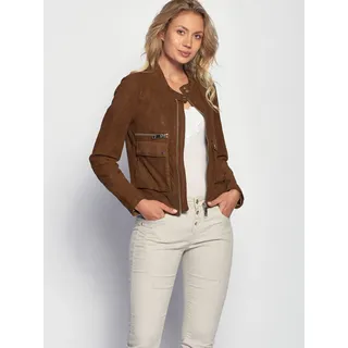 Maze Lederjacke »Lederjacke Clermont«, braun
