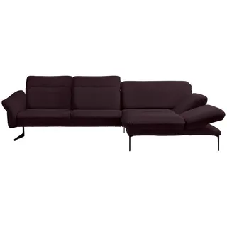 Himolla Ecksofa , Lila , Textil , Ottomane rechts, L-Form , 299x203 cm , Blauer Engel, Goldenes M, Made in Germany, Emas , Typenauswahl, Lederauswahl, Stoffauswahl, Sitzqualitäten, Hocker erhältlich, individuell planbar , Wohnzimmer, Sofas & Couches, Wohnlandschaften, Ecksofas