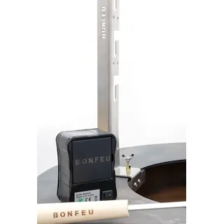 BonFeu Rotisserie-Motor automatisch batteriebetrieben für Drehspieß-Set 6-8 kg - Schwarz