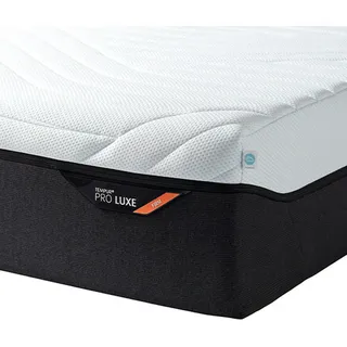 Tempur Matratze PRO Luxe Firm , Weiß , Textil , 180x200 cm , Made in Denmark , Über- und Sondergrößen erhältlich, Bezug abnehmbar/waschbar, für Hausstauballergiker geeignet, für verstellbare Lattenroste geeignet, schadstoffgeprüft, alternative Größen erhältlich, Bezug rundum abnehmbar, orthopädische Matratze , Schlafzimmer, Matratzen, Viscomatratzen