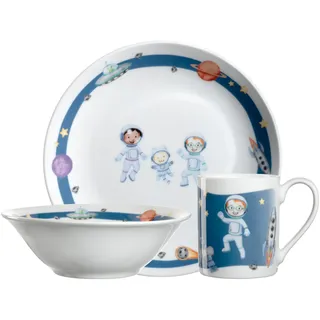 LEONARDO Kindergeschirr-Set Bambini Avventura Weltall, bunt