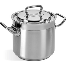 Barazzoni Professional, Stockpot with lid ø28cm, Stainless Steel 18/10, Capacity 11,80lt, Induction, Made in Italy