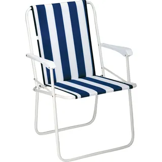 BEST Freizeitmöbel Chiemsee Klappsessel 56 x 53 x 78 cm weiß