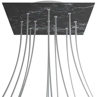 Creative Cables Kroq4012f104 Xxl Rose-one Square Marquina-marmor Rosen-set - Multicolor - 400 mm