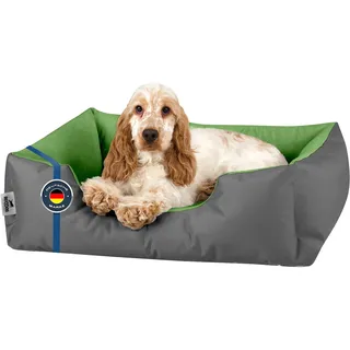 BedDog Hundebett M - Hundekissen - Hundekorb - Hundecouch - Hundesofa - Bezug abziehbar, Waschbar, für Kleine Hunde