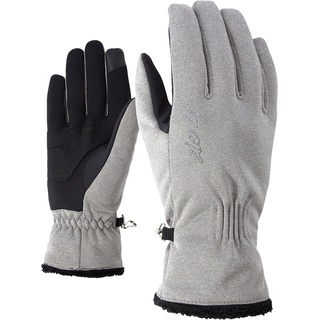 Ziener Ibrana TOUCH LADY glove multisport Freizeit- / Funktions- / Outdoor-Handschuhe | winddicht, atmungsaktiv, wasserabweisend, (grey melange), 6,5