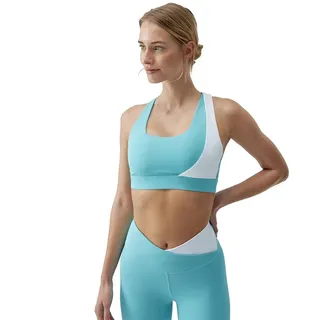 Born Living Yoga Cleo Sport-top Mit Mittlerer Bis Hoher Unterstützung - Provence / White - XS