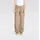 MAC Leinenhose MAC CHIARA BELT Damen Gr 42 Länge 30 beige sanddrift melange Obermaterial 100 Leinen weit knöchellang Hosen Leinenhose Sommerhose Wide Fit mit geradem weitem Bein