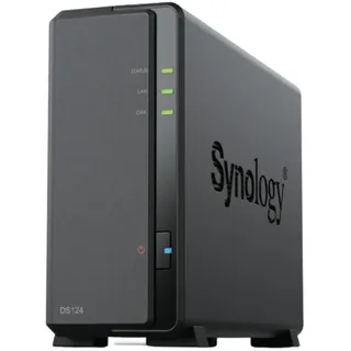 Synology DS124 Leergehäuse Schwarz