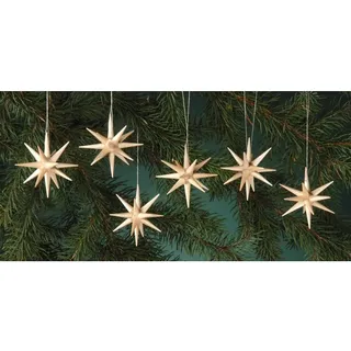 Christbaumschmuck ALBIN PREISSLER "aus Holz, Handwerkskunst aus dem Erzgebirge", beige (natur), Ø:7cm, Holzwerkstoff, Weihnachtsbaumschmuck, Christbaumschmuck, Weihnachtsdeko