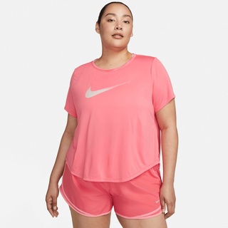 Nike Laufshirt »One Dri-FIT Swoosh Women's Short-Sleeved Top (Plus)«, orange