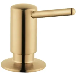 Hansgrohe 04539250 Küchenseifenspender, gebürstete Gold-Optik