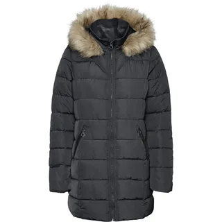 VERO MODA Damen Vmliv Jacket Kurzmantel, Asphalt, 38
