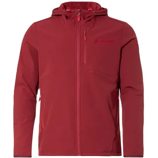 VAUDE Herren Fleecejacke Elope Stormfleece Hoody, windabweisend, mit kuschelig weicher Innenseite, leicht und atmungsaktiv, carmine, S