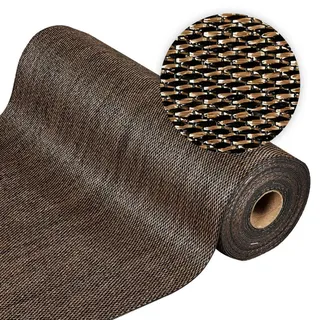 Storesdeco Vinyl-Läufer, Teppichläufer, strapazierfähig, Premium-Qualität, Dunkelbraun 80X500 cm , Kunststoff , 80x500 cm , Ce , Teppiche und Böden, Teppiche, Teppichläufer, Läufer