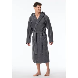 SCHIESSER Essentials Bademantel Grau XL