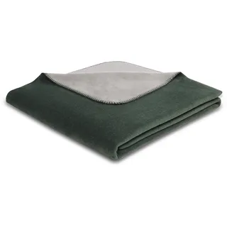 Biederlack Wohndecke Doubleface 150 x 200 cm Grau