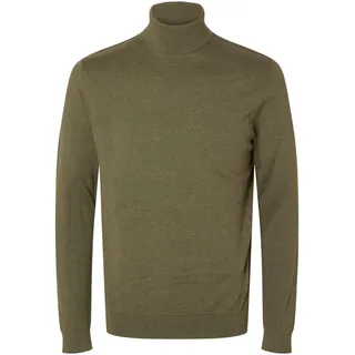 SELECTED HOMME Herren Slhberg Roll Neck Noos Pullover, Kalamata, S EU