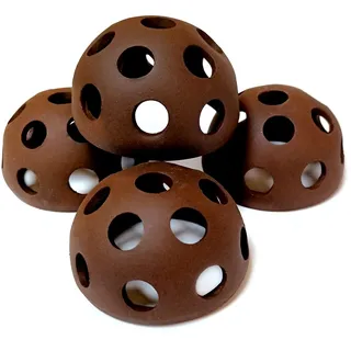 OrgMemory Keramik Versteck, 4 Stück, Fisch Tank Zubehör Höhle Dekoration, Fisch Zuhause, Aquarium Höhle, Keramik Decoration für Aquarium Deko(Hemisphärisch)