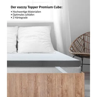 Genius eazzzy Premium Cube Topper 80 x 200 x 9 cm,