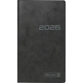 Brunnen Taschenkalender Mod. 758 schwarz 2026