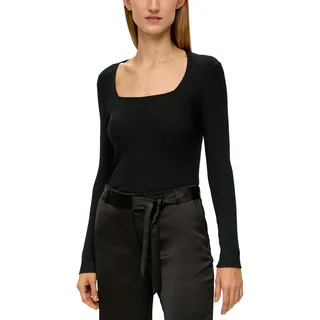 s.Oliver BLACK LABEL Pullover mit Rippstruktur