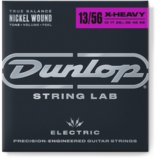 Saiten für E-Gitarre Dunlop DEN1356 Extra Heavy 13-56 Nickel