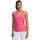 Damen Tank super weiches Tank Top schnelltrocknendes und atmungsaktives Funktionsshirt Knallpink Weiß XL