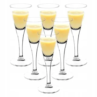 Likörgläser 6 Gläser für Likör Eierlikör- Schalen Diamond 55 ml