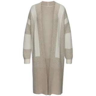 LASCANA Longstrickjacke Damen creme-beige Gr.32/34