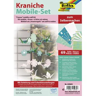 Folia Kraniche mehrfarbig