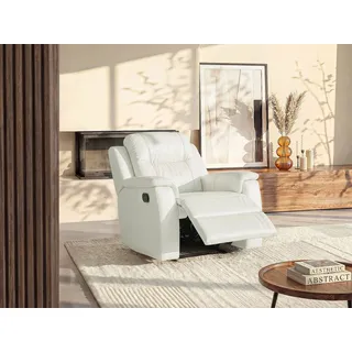 Relaxsessel Fernsehsessel Leder - Elfenbeinfarben - EVASION