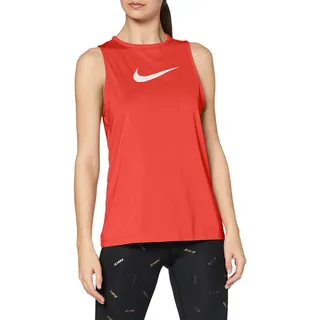 Nike Damen Tank Top W NP Tank Essential Swoosh, Track red/(White), XL, CJ3771