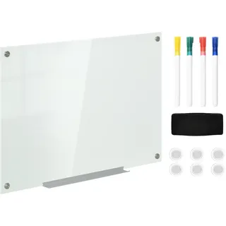 Vinsetto Whiteboard mit 4 Stifte, 6 Magnete, 1 Schwamm