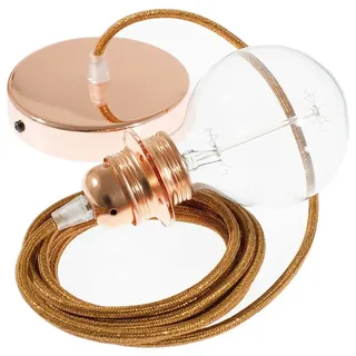 Creative Cables Rl22 2 M Hängeleuchte Pendel Für Lampenschirm - Glittering Copper / Copper - One Size