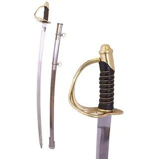 Kavalleriesäbel Modell 1860 mit Metallscheide