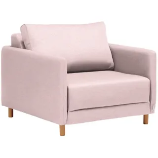 Cantus Schlafsessel , Rosa , Textil , 89x79x94 cm , Stoffauswahl, Liegefunktion , Wohnzimmer, Sofas & Couches, Schlafsofas, Schlafsessel