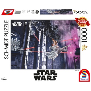 Schmidt Spiele 58429 Thomas Kinkade, Star Wars, On The Run, 1000 Teile Puzzle