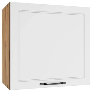 Held Küchenoberschrank , Weiß, Eiche Wotan , Metall , 1 Fächer , 60x57x34 cm , Made in Germany , hängend , Küchen, Küchenmöbel, Küchenschränke, Küchenoberschränke