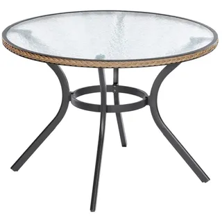 Merxx Gartentisch Ø 100 x 74 cm Natur