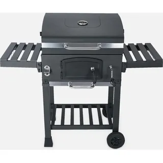 sweeek - Holzkohlegrill - Bernard Schwarz - Räuchergrill - Schwarz - Schwarz