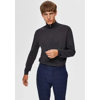 SELECTED HOMME Troyer »SLHBERG HALF ZIP CARDIGAN NOOS«, blau