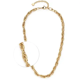 LEONARDO Halskette Sina Gold/Edelstahl