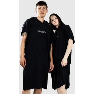 Rip Curl Brand Poncho - Black / Grey - One Size