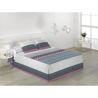 JVR Tagesdecke mit Volant, Türkis, Cama, 160 cm