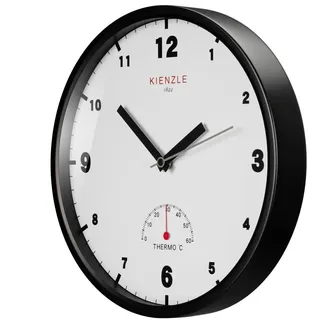 KIENZLE Funkwanduhr 30 cm 30 Schwarz/Weiß